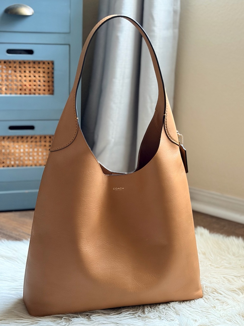 Coach Brooklyn Shoulder Bag 39 Honey Brown - Picture 5 of 17